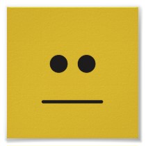 blank stare face