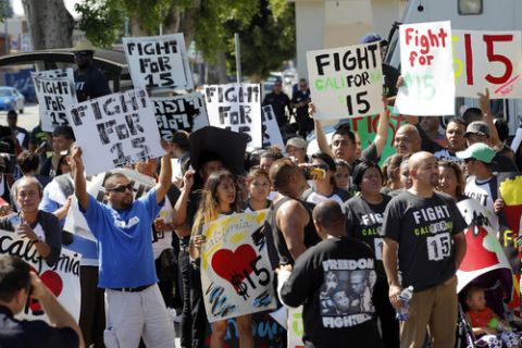 fast food worker protests
